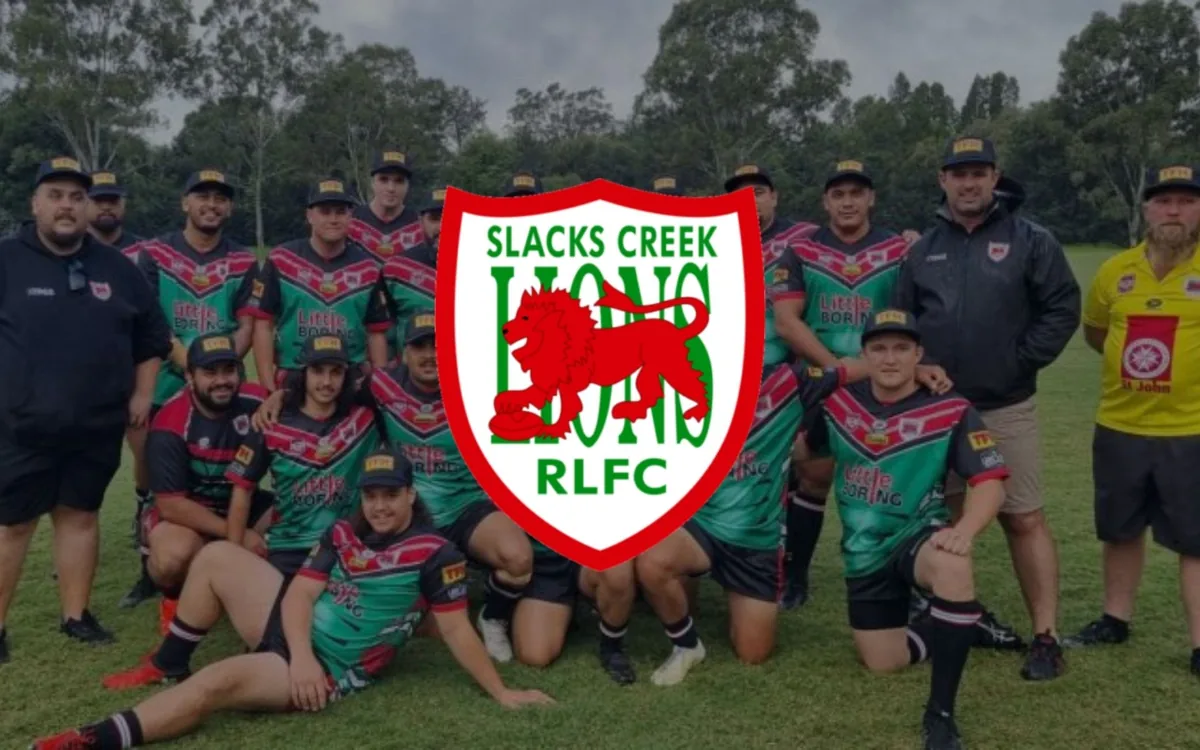 Slacks Creek Rugby League Club players on the field